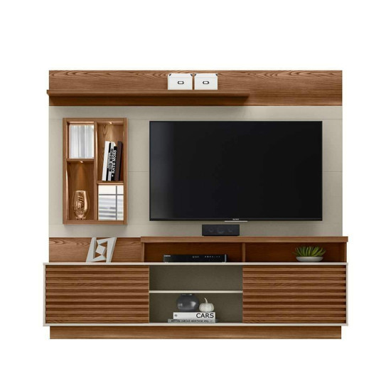 Home 2,00m Eldorado Freij�/Off White para TV at� 65\" - Linea Brasil