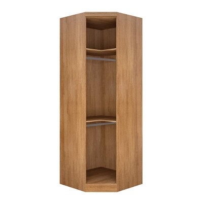 Modulado Rizon Canto Obl�quo Cumaru Larg. 0.827m C/Porta de Vidro - Novo Horizonte