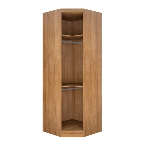 Modulado Rizon Canto Obl�quo Cumaru Larg. 0.827m C/Porta de Vidro - Novo Horizonte