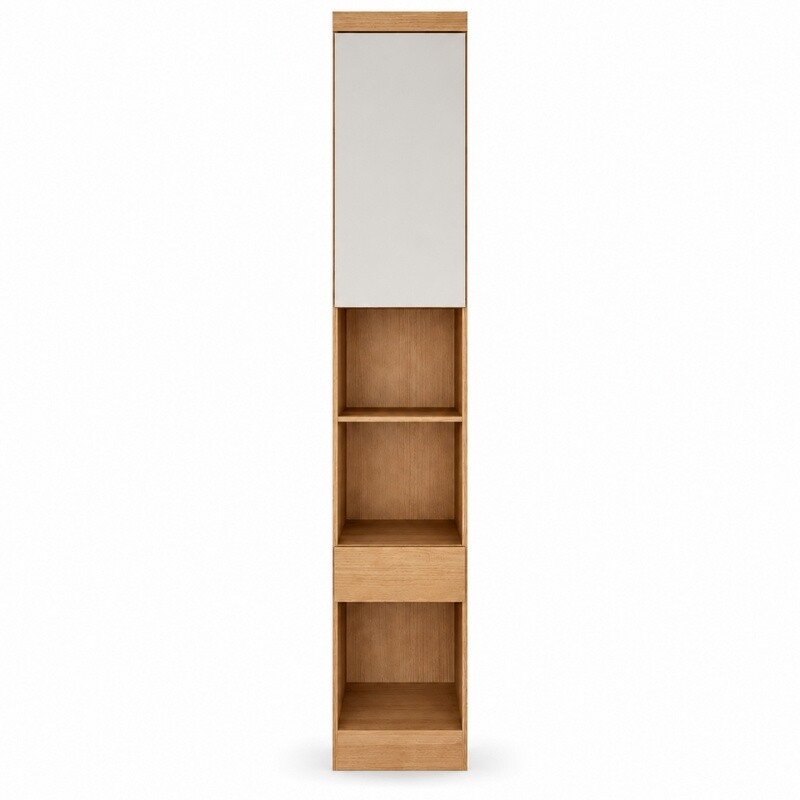 Modulado Comp. Rizon C/Roupeiro Moderni Cumaru/Fendi - Novo Horizonte