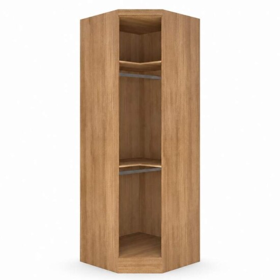 Modulado Casal Cumaru/Fendi Fosco 1 Guarda-Roupa Rizon New 4 Pts + 2 Criado Rizon + 1 Canto Obl�quo Rizon C/Porta de Vidro + 1 A�reo 3 portas Rizon - Novo Horizonte
