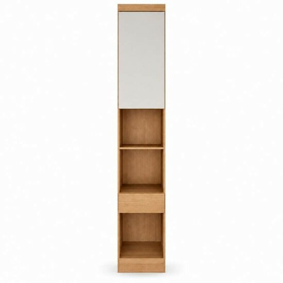 Modulado Casal Cumaru/Fendi Fosco 1 Guarda-Roupa Rizon New 4 Pts + 2 Criado Rizon + 1 Canto Obl�quo Rizon C/Porta de Vidro + 1 A�reo 3 portas Rizon - Novo Horizonte