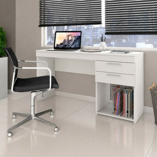 Mesa Office NT 51015 Branco Larg. 1.21m - Not�vel