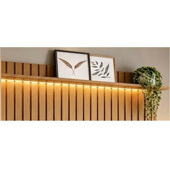 Combo Painel Ripado Plus Modular Nature + Nicho Tucum� Nature/Off + Torre Modular 2.2 Nature + Prateleira Luci Nature Larg. 2.16m - JB Bechara