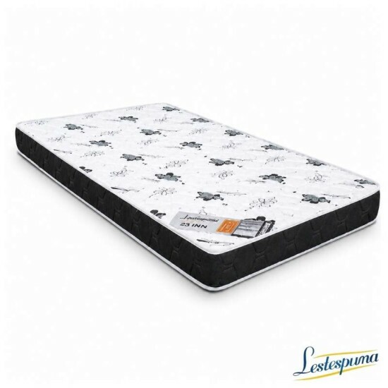 Colch�o Solteiro D23 100% Espuma 88x188x14 Lestespuma | Suporta at� 80kg
