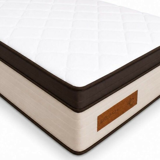 Colch�o Casal Molas Ensacadas Ibiza Bianchi 138x188x33 cm | Suporta at� 400kg