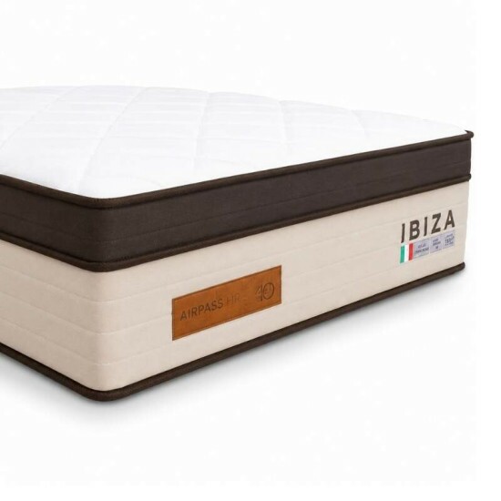 Colch�o Casal Molas Ensacadas Ibiza Bianchi 138x188x33 cm | Suporta at� 400kg