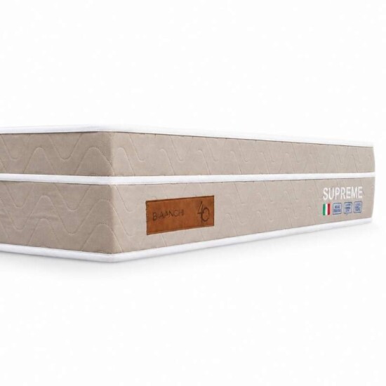 Colch�o Casal Molas Ensacadas Supreme Bianchi 138x188x25 cm | Suporta at� 240kg