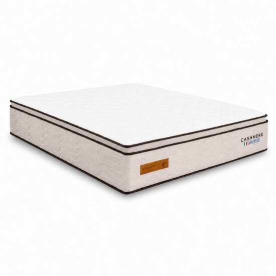 Colch�o Queen Molas Ensacadas Cashmere Prime Bianchi 158x198x35 cm | Suporta at� 400kg