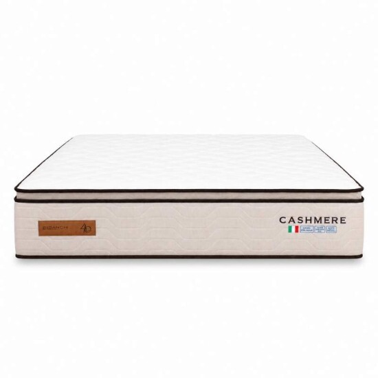Colch�o Queen Molas Ensacadas Cashmere Prime Bianchi 158x198x35 cm | Suporta at� 400kg