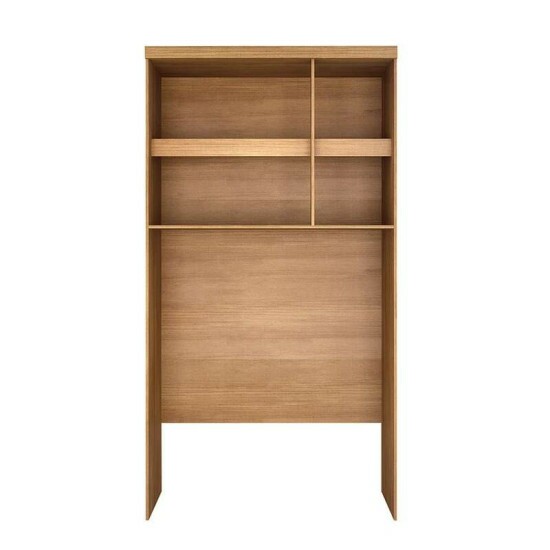 Modulado Casal Cumaru/Fendi Fosco 1 Roupeiro Rizon 4 Pts + 1 Criado Rizon + 1 A�reo 3 portas Rizon - Novo Horizonte