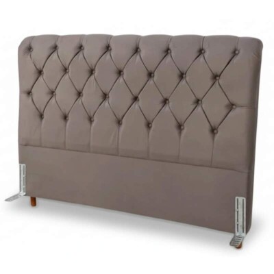 Cabeceira Casal Lavnia Larg. 1.40m Sued Cinza