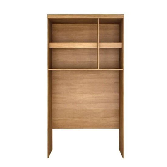 Guarda roupa Solteiro Cumaru/Fendi Fosco 1 Guarda-roupa Rizon 4 Pts + 1 Criado Rizon + 1 Canto Obl�quo Rizon C/Porta de Vidro + 1 Modulado Rizon 1 Porta + 1 A�reo 2 portas Rizon - Novo Horizonte