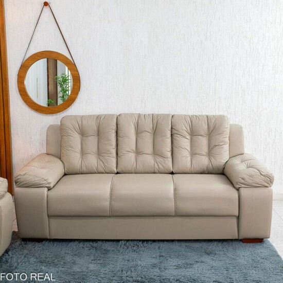 Sof� 3 e 2 lugares 240 Courvin Areia - Rondom�veis