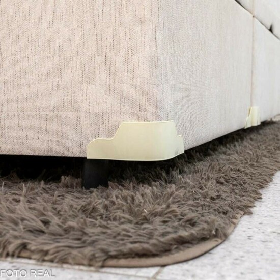 Base Box Ba� Casal Bipartido Confort Linh�o Palha Blindado 138x188x45 - Issacar