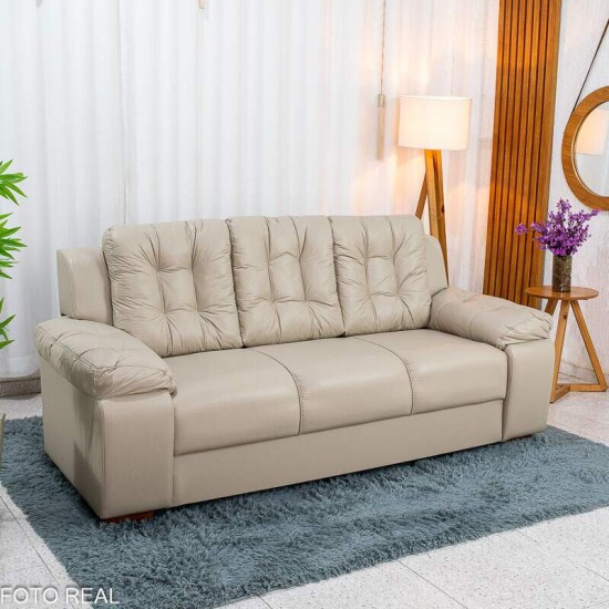 Sof� 3 Lugares 240 Courvin Areia Larg. 2.03m - Rondom�veis