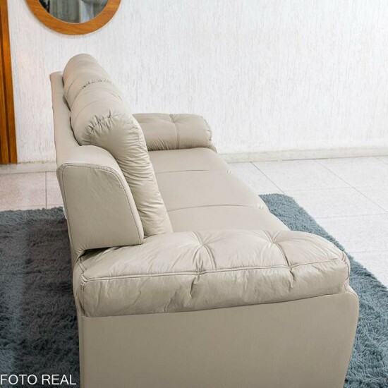 Sof� 3 Lugares 240 Courvin Areia Larg. 2.03m - Rondom�veis