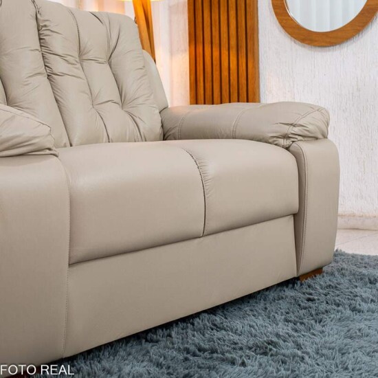Sof� 2 lugares 240 Courvin Areia Larg. 1.55m - Rondom�veis