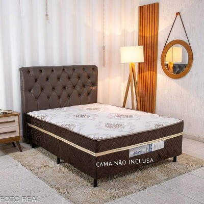 Cabeceira Casal Lavnia Korino Marrom Larg. 1.40m
