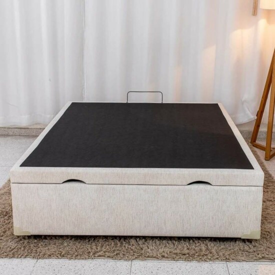 Colch�o Casal Ortop�dico Classic Supreme Lestespuma + Base Box Ba� Casal Confort Korino Palha Blindado Issacar - 138x188x64