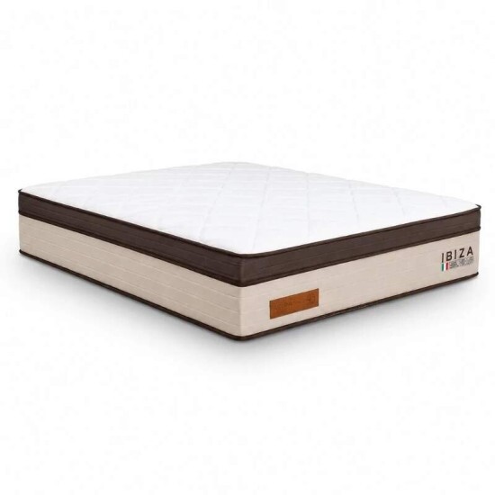 Colch�o Queen Ibiza 158x198x25 Molas Ensacadas - Bianchi | Suporta at� 400kg