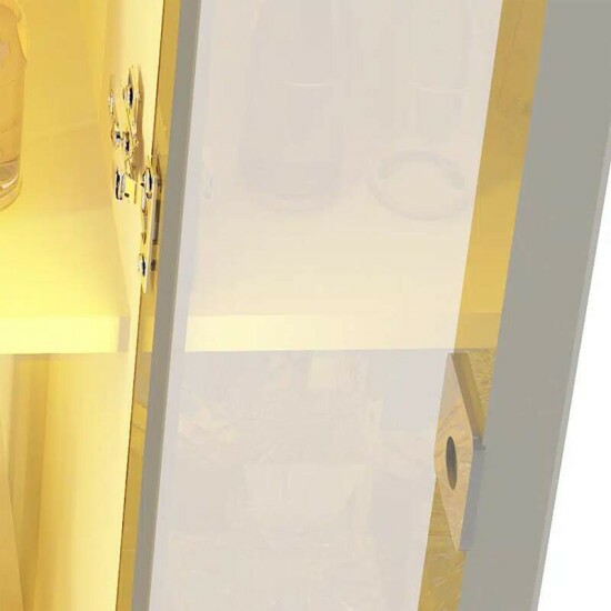 Home Luminare Reflect 2.93m Off White/Naturale C/LED e Espelho TV de at� 85 Polegadas - Gelius