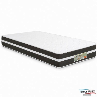 Colch�o Solteiro Molas Ensacadas Classic Bioflex 88x188x22 cm - Suporta at� 120kg