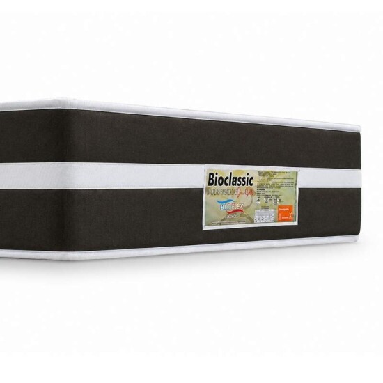 Colch�o Solteiro Classic 88x188x22 Molas Ensacadas - Bioflex | Suporta at� 120kg