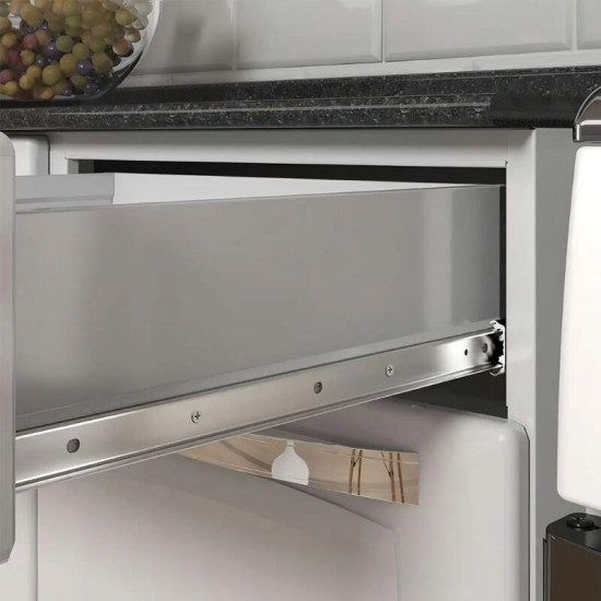 Balc�o de Cozinha em A�o 1,05m Rose Branco - Itatiaia