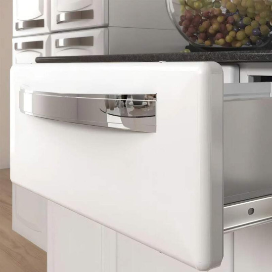 Balc�o de Cozinha em A�o 1,05m Rose Branco - Itatiaia