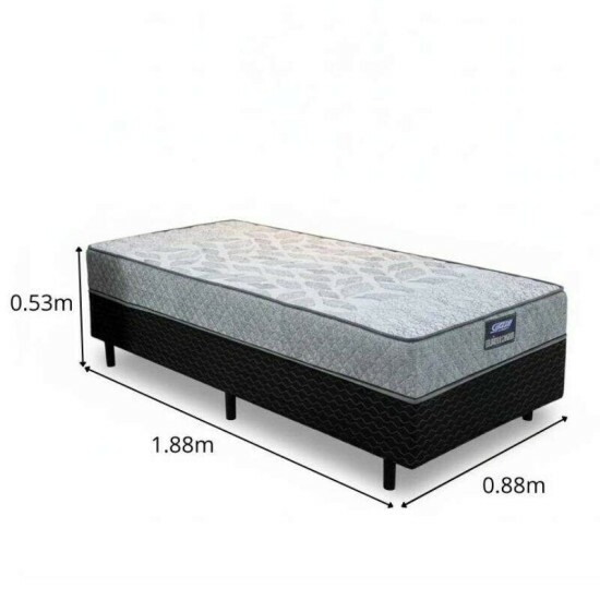 Guarda-roupa Solteiro Estrela 1.00m Cinamomo/Off 4 Portas C/ P�s Sall�to + UniBox Solteiro Supreme Natural D28 88x188x53 Cinza Gazin