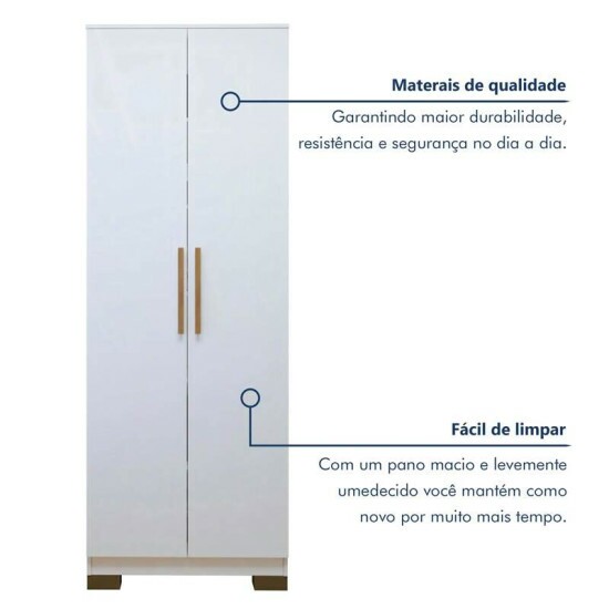 Multiuso 0,60m Natal Branco 2 Portas - Valdem�veis