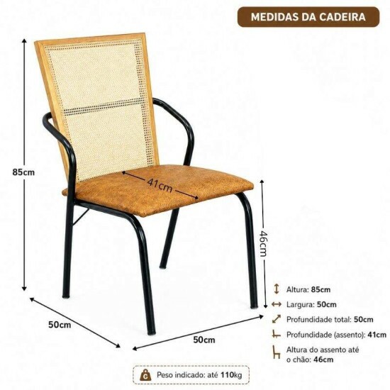 Caixa 4 Cadeiras Lorena Corino - Tubo Minas