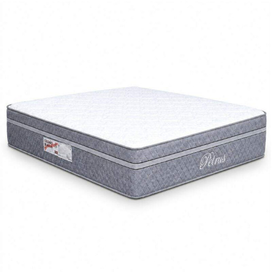 Colch�o Casal Molas Ensacadas Petrus Clean Paropas 138x188x30 cm | Suporta at� 300kg