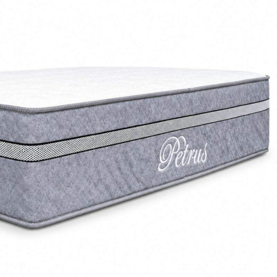 Colch�o Casal Molas Ensacadas Petrus Clean Paropas 138x188x30 cm | Suporta at� 300kg