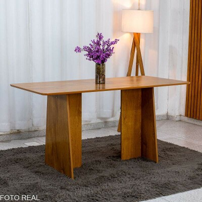Mesa de Jantar Londres Tampo 160x80 Londres Cinamomo - Cel M�veis