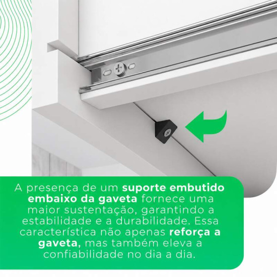 Guarda-roupa Solteiro 1,21m Recife Branco 4 Portas 2 Gavetas com P�s - Sall�to