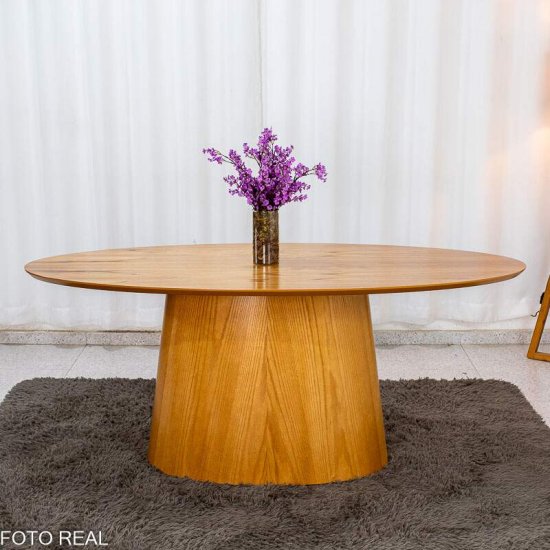 Base Mesa de Jantar Barcelona Oval 180x90 Cinamomo - Minas Plac
