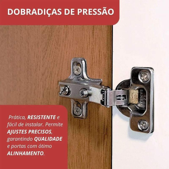 Guarda-roupa Solteiro 1,53m Carol 38 Freij�/Off 6 Portas 4 Gavetas - Batrol