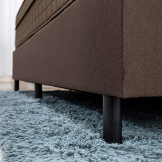 Colch�o Queen Ortop�dico Star One Anjos + Base Box Queen Sued Marrom Ortobel - 158x198x67