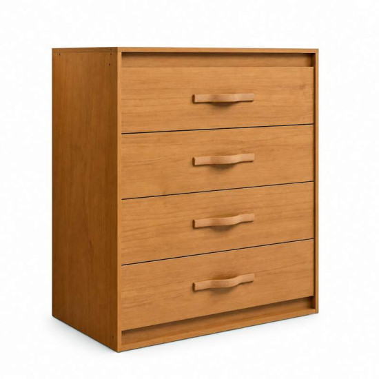Guarda-roupa Casal 2,71m Suavit� Am�ndoa Clean 6 Portas 6 gavetas + C�moda 0,89m Suavit� Am�ndoa Clean 4 Gavetas - Lopas