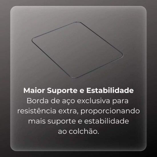 Cama Casal Esmeralda Plus Castanho/Off D Doro + Colch�o Casal Molas Ensacadas Londres Gazin 138x188x32 cm | Suporta at� 240kg