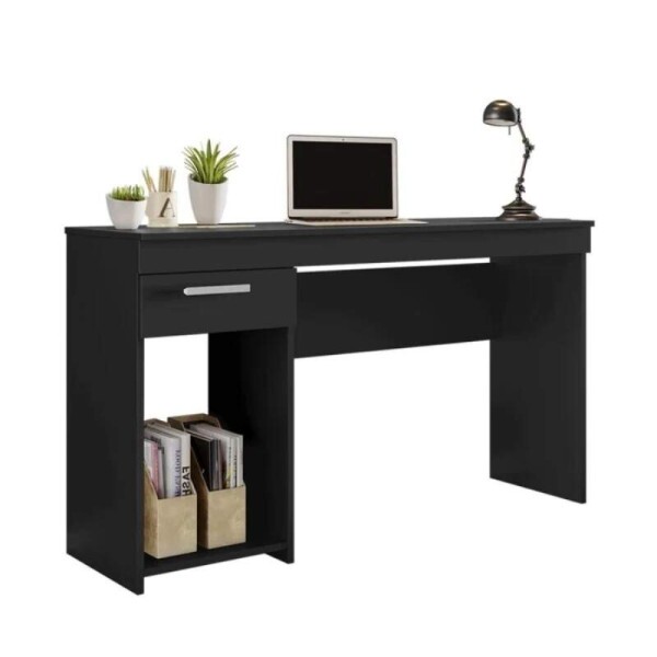 Mesa Office NT 2070 Preto 1 Gaveta Larg. 1.08m - Notvel