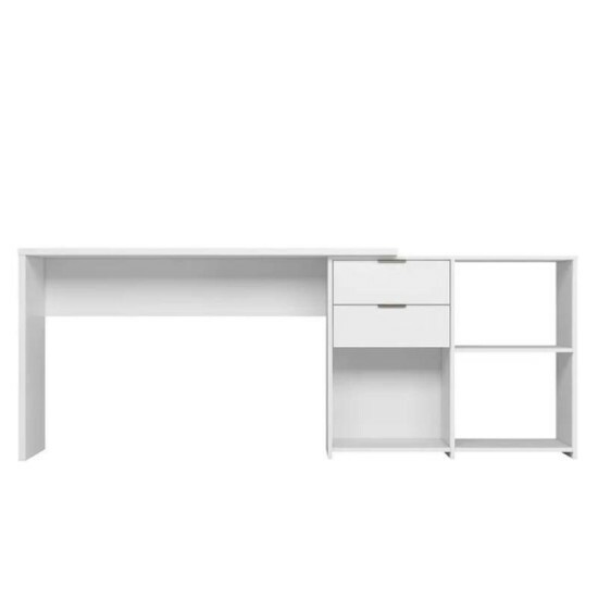 Mesa Office NT 2060 Larg. 2.00m Branco 2 Gavetas Not�vel