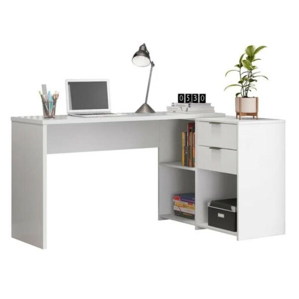 Mesa Office NT 2060 Branco 2 Gavetas Larg. 2.00m - Notvel