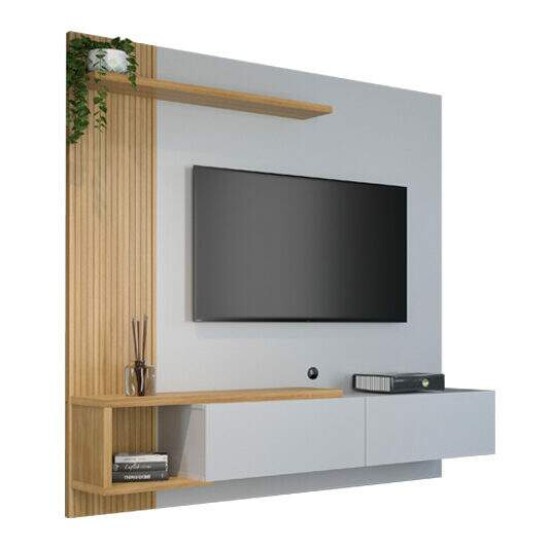 Home Suspenso 1,60m Los Angeles Off/Cinamomo para TV at� 60\" - Valdem�veis