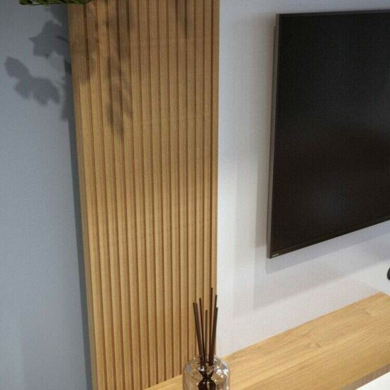 Home Suspenso 1,60m Los Angeles Off/Cinamomo para TV at� 60\" - Valdem�veis