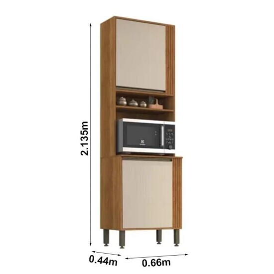 Torre Quente Cozinha Prola Cinamomo/Off White - Sallto