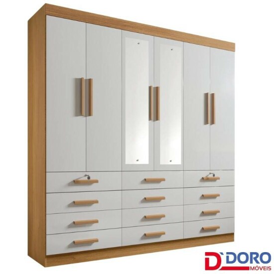 Kit 2 Espelhos Guarda-roupa M�naco D Doro