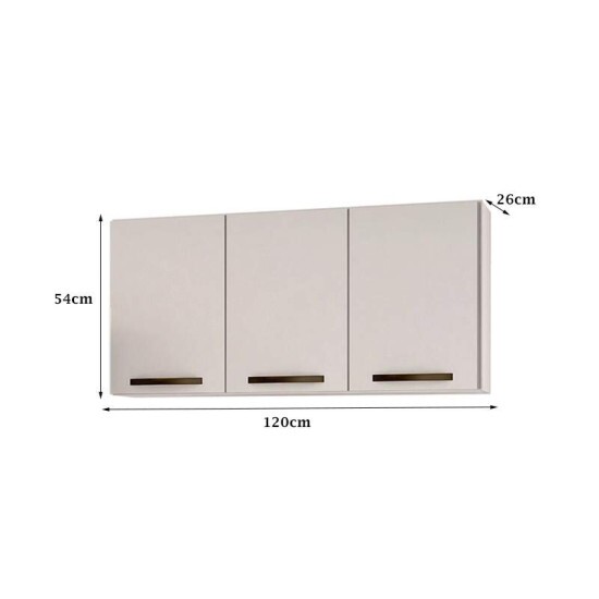 A�reo Triplo Val�ncia Branco Larg. 1.20m Sall�to